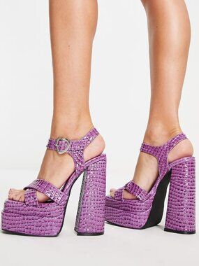 NEW Daisy Street Platform Sandals Size 5